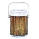 Coller para 8 latas Madeira